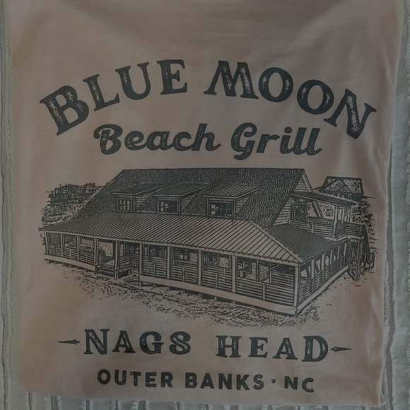 Blue Moon Beach Grill Graphic Tee - Picture 1 of 3